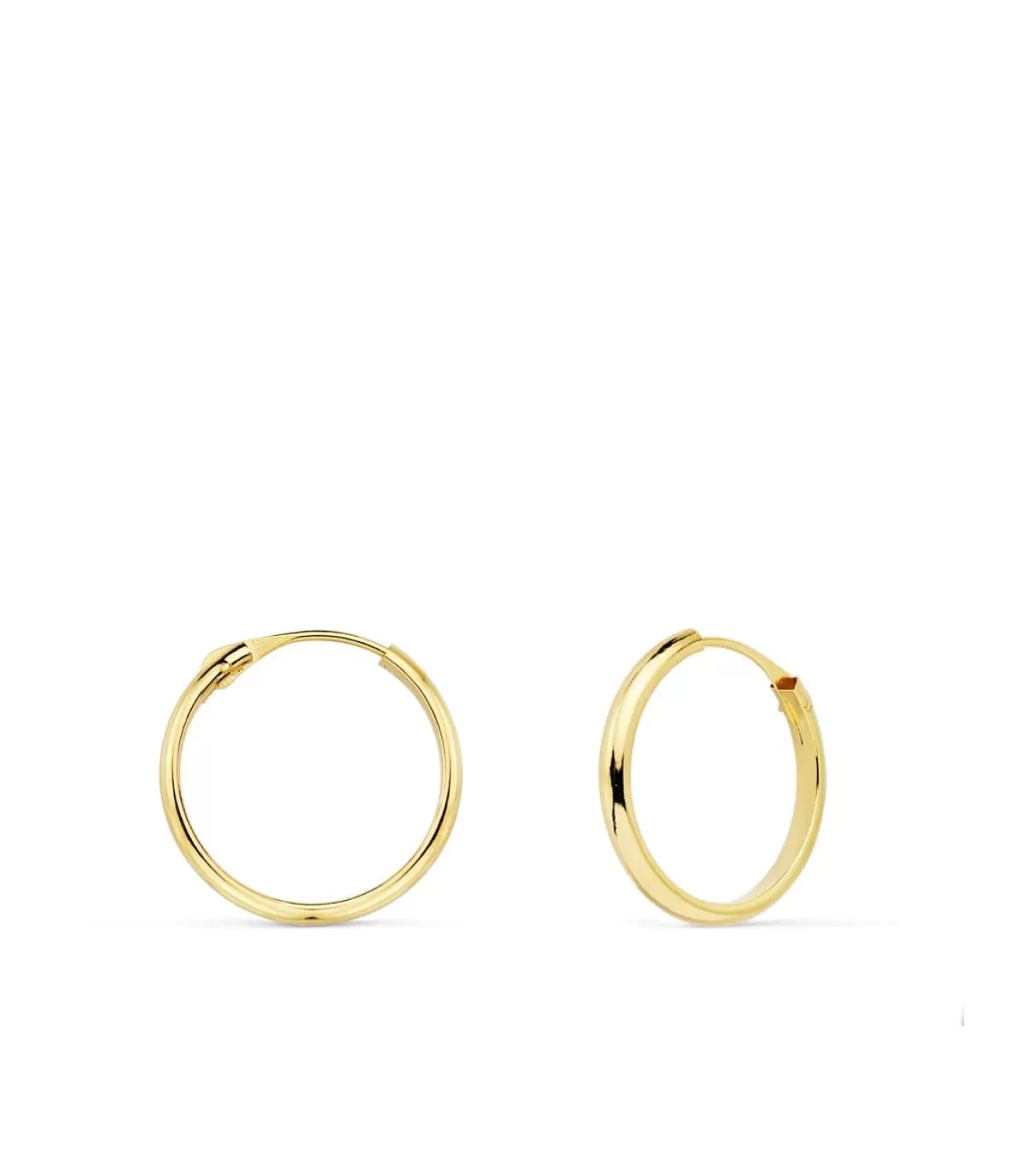 Pendientes Oro Amarillo Lupita 16Mm 18 Ktes<Alda Joyeros Online