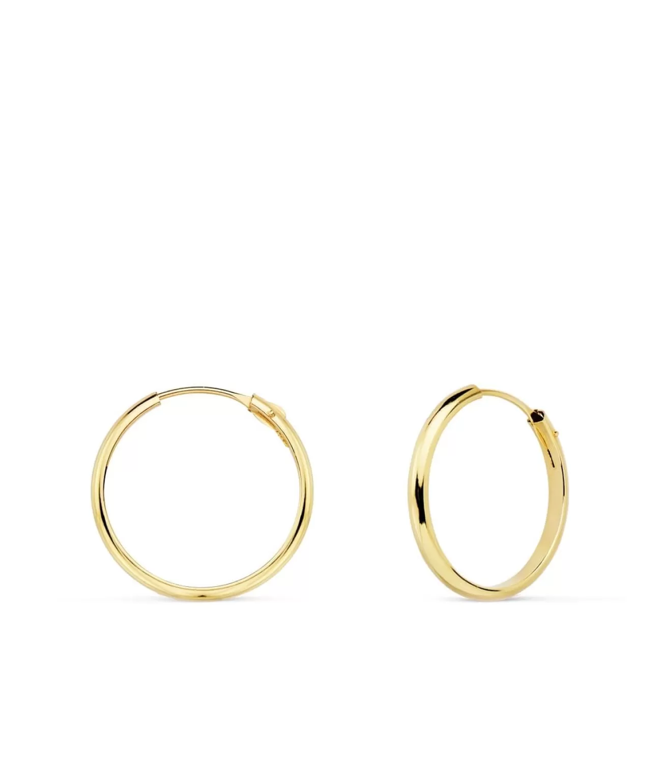Pendientes Oro Amarillo Lupita 18Mm 18 Ktes<Alda Joyeros Discount