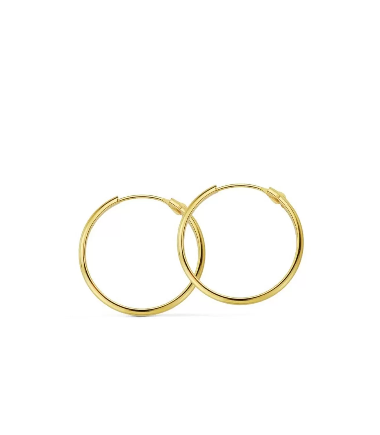 Pendientes Oro Amarillo Lupita 20Mm 18 Ktes<Alda Joyeros Sale