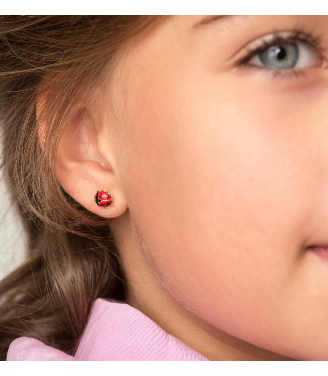 Pendientes Oro Amarillo Mariquita 18 Ktes<Alda Joyeros Clearance