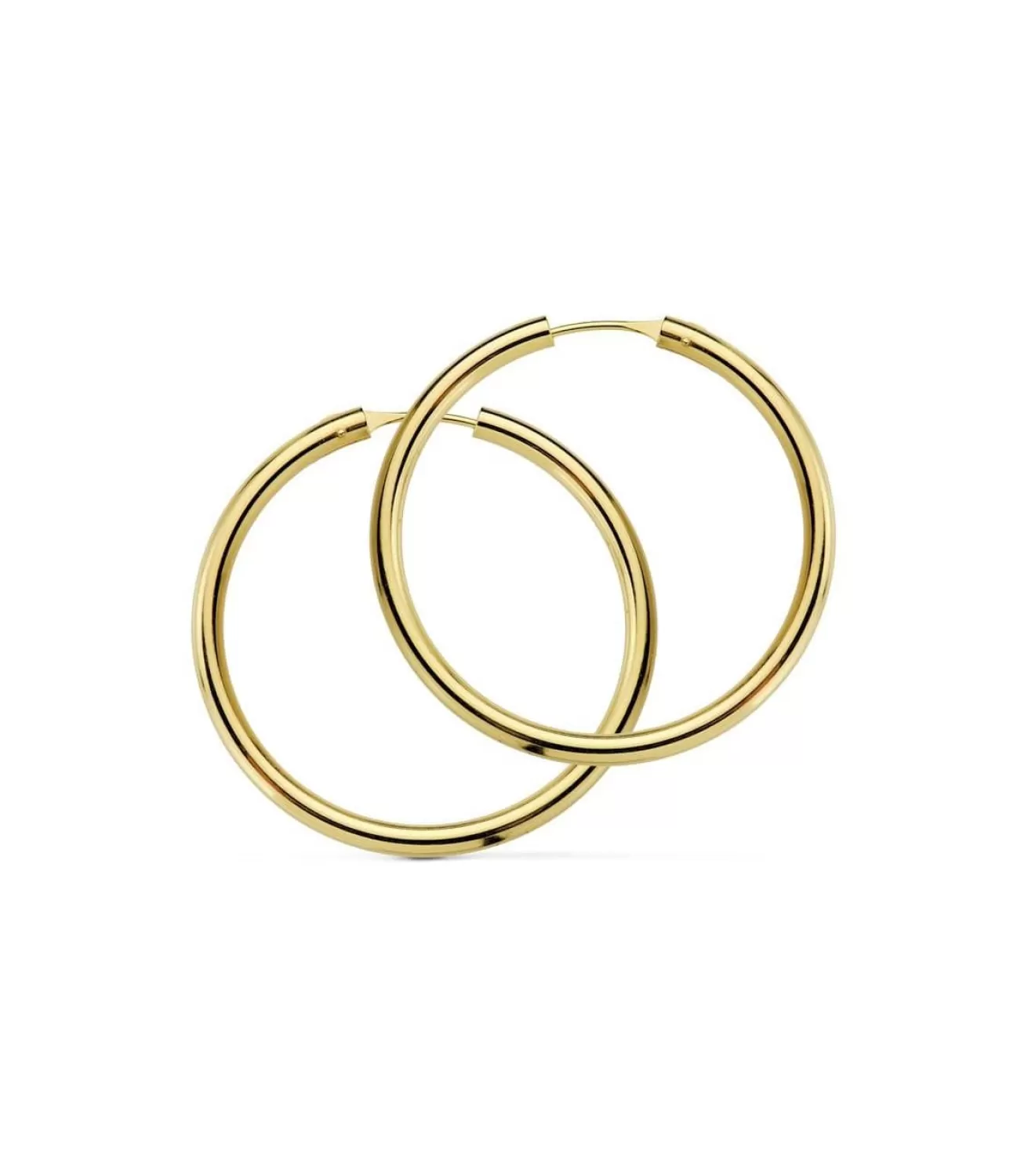 Pendientes Oro Amarillo Minerva 20Mm 18 Ktes<Alda Joyeros Store