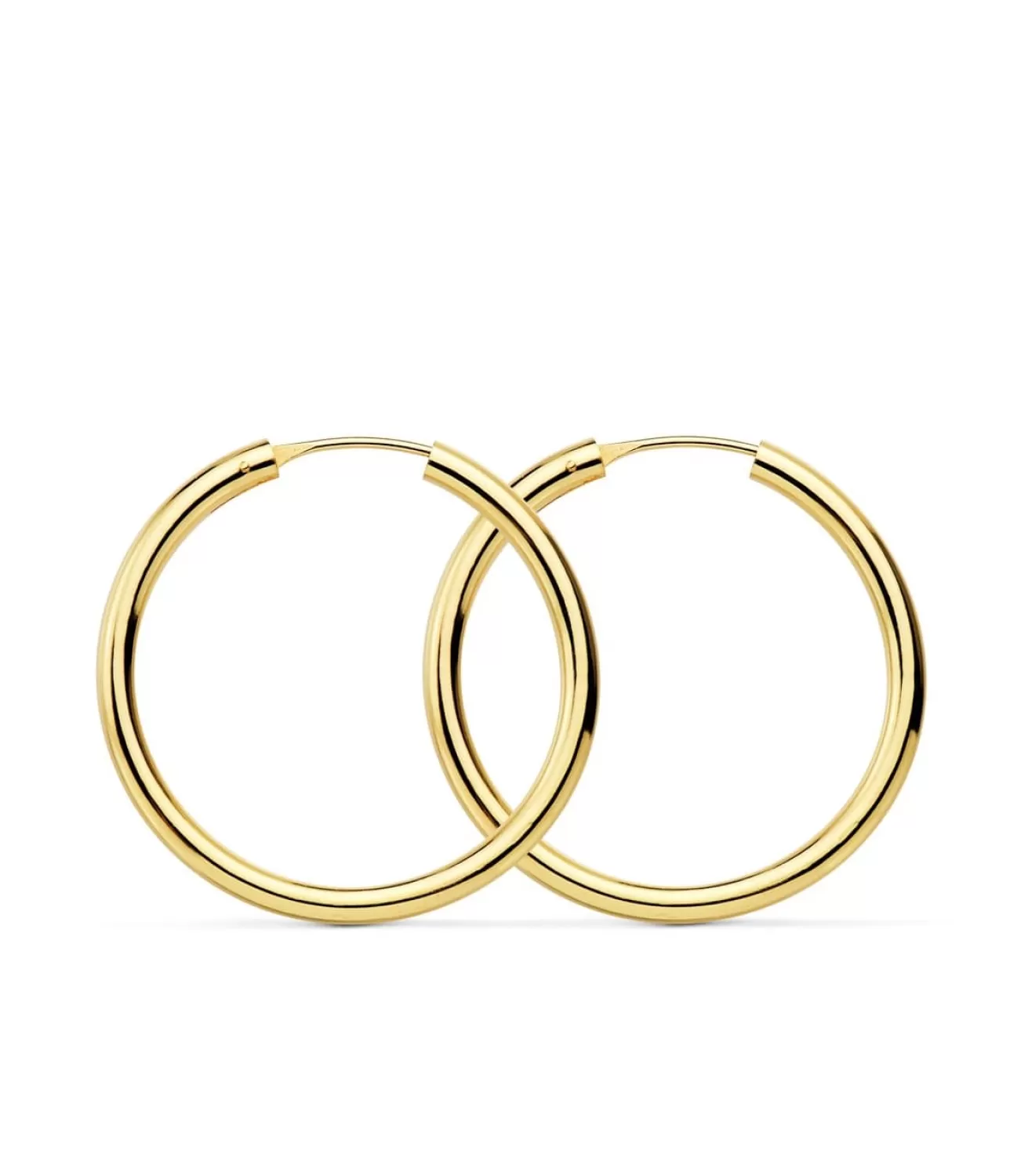 Pendientes Oro Amarillo Minerva 30Mm 18 Ktes<Alda Joyeros Outlet