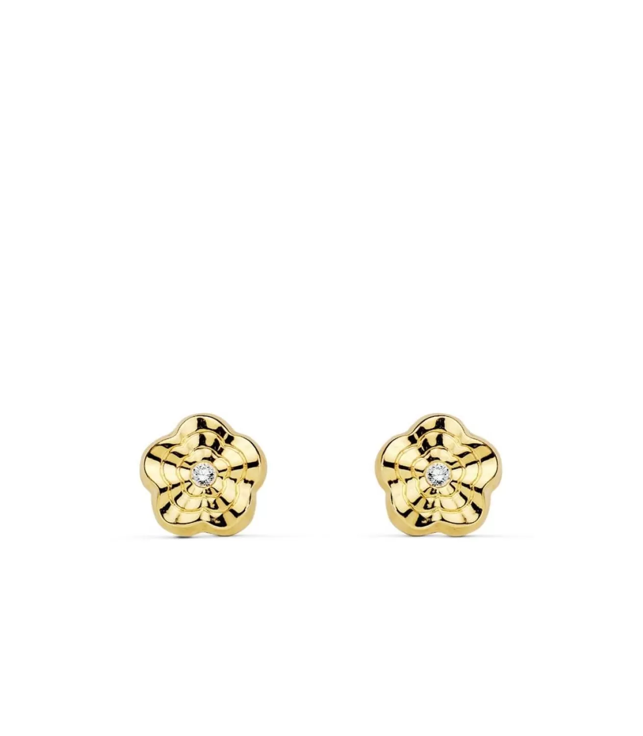 Pendientes Oro Amarillo Renet Flor 18 Ktes<Alda Joyeros Fashion
