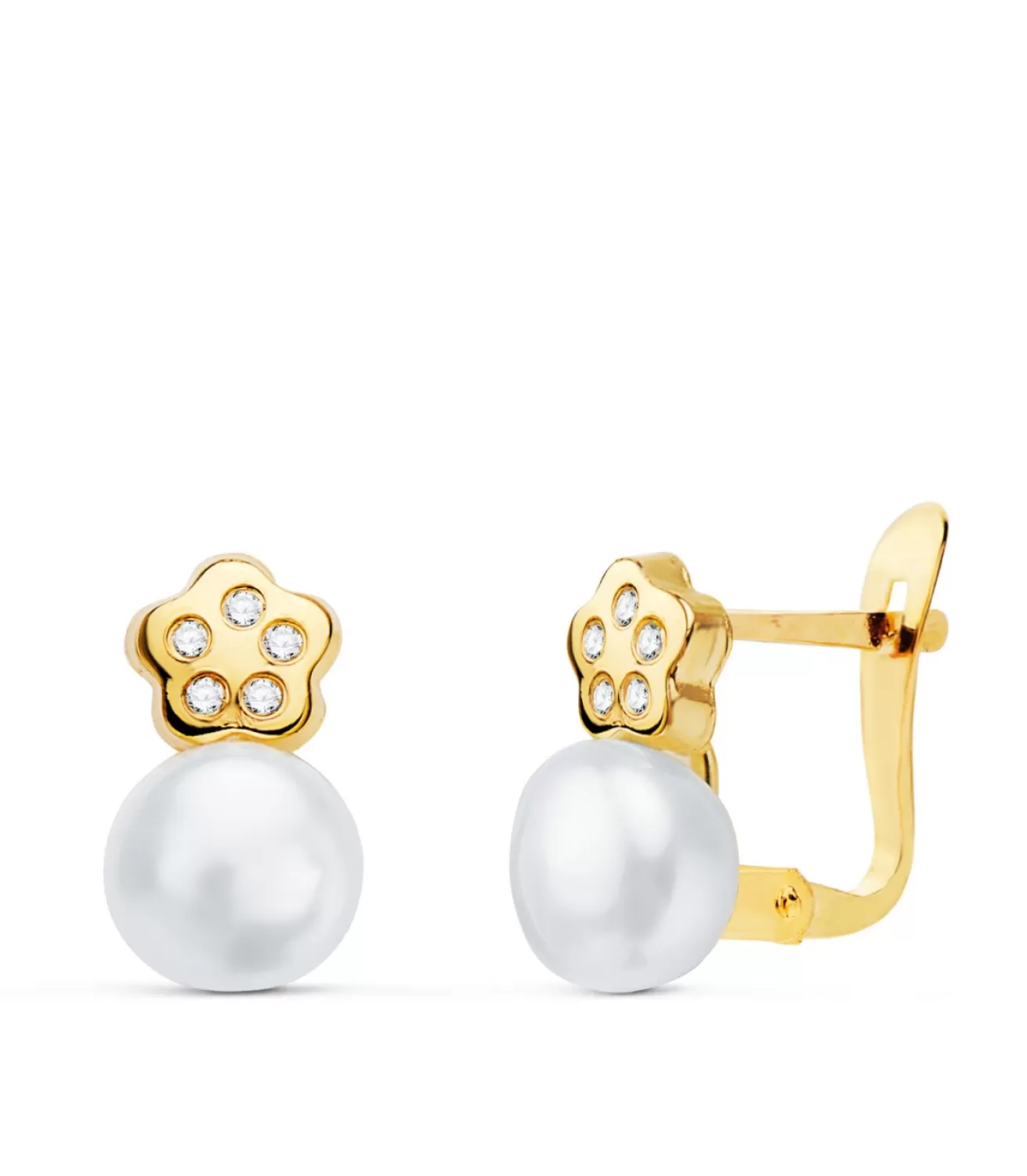 Pendientes Oro Amarillo Ros 18 Ktes<Alda Joyeros New