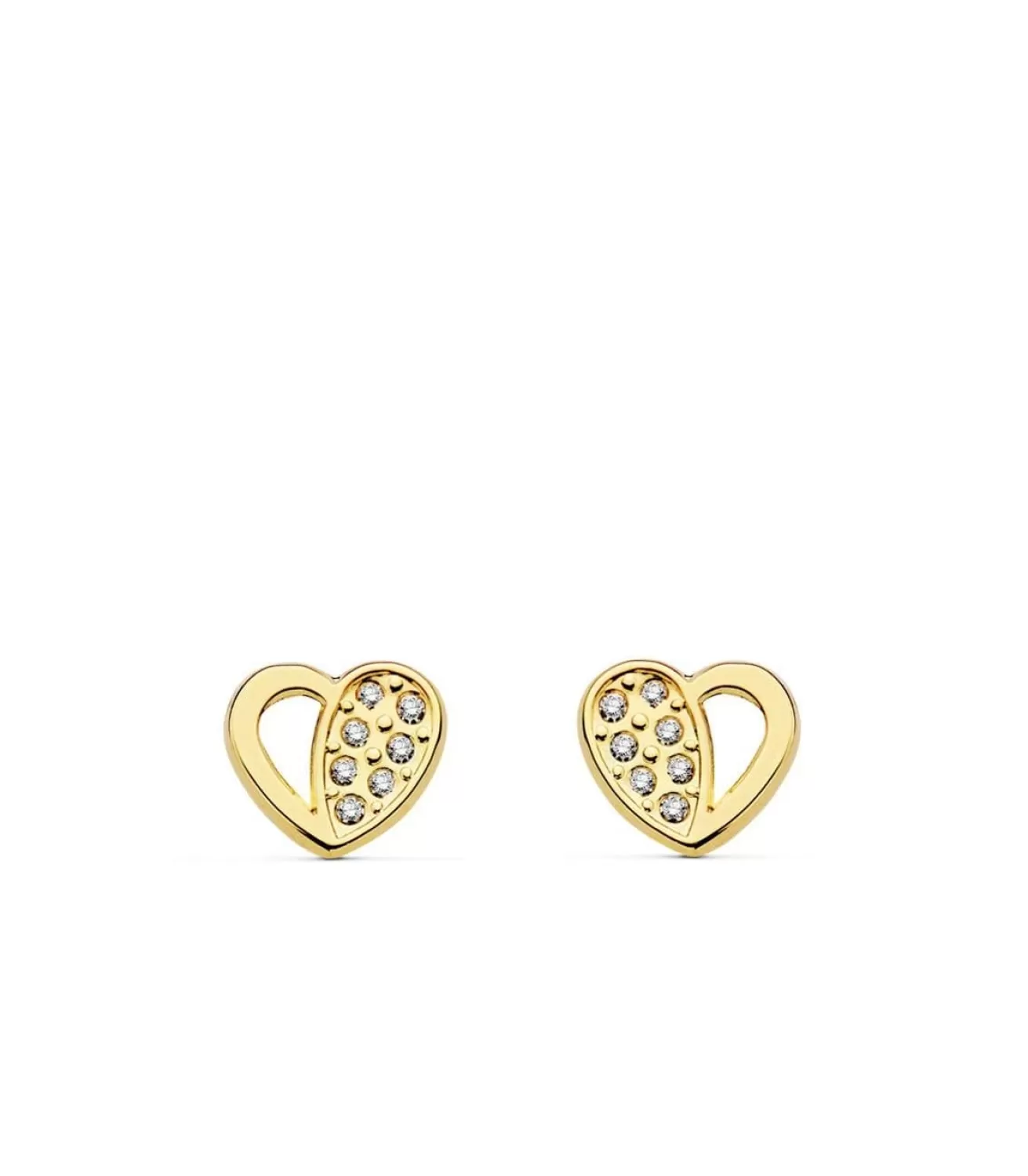 Pendientes Oro Ariadna Corazon 18 Ktes<Alda Joyeros Flash Sale