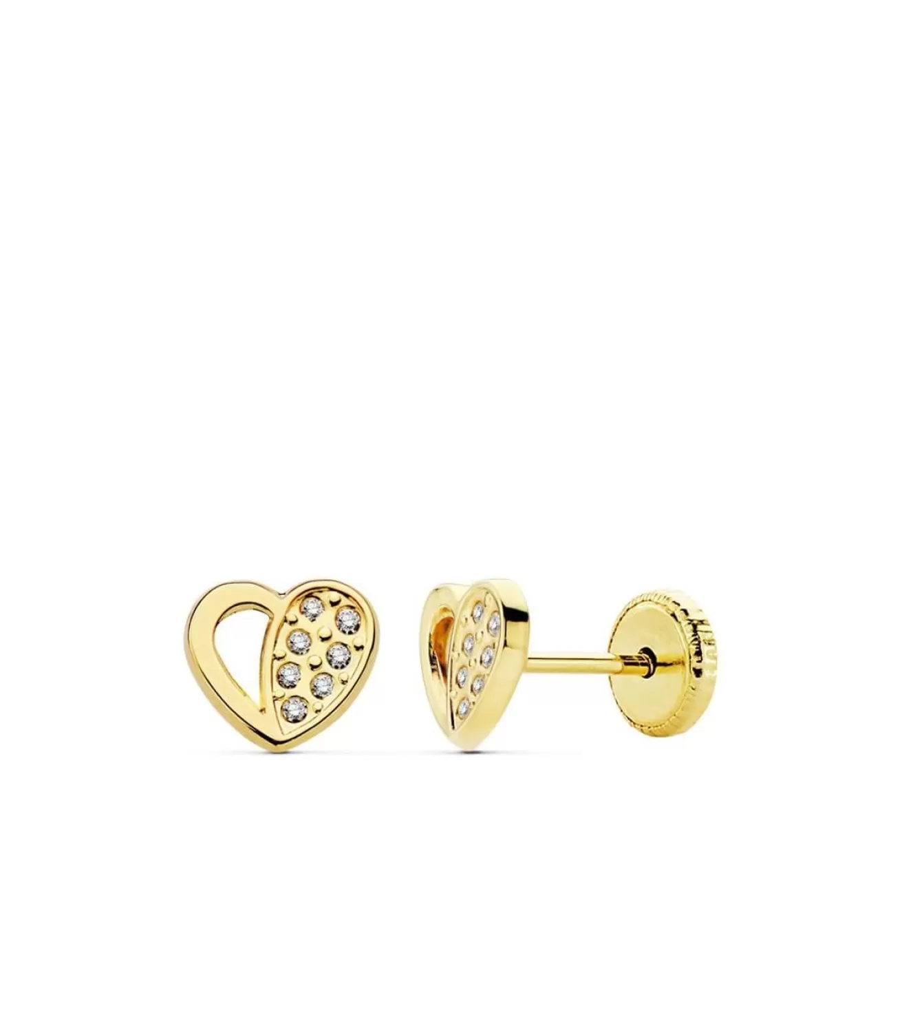 Pendientes Oro Ariadna Corazon 18 Ktes<Alda Joyeros Flash Sale