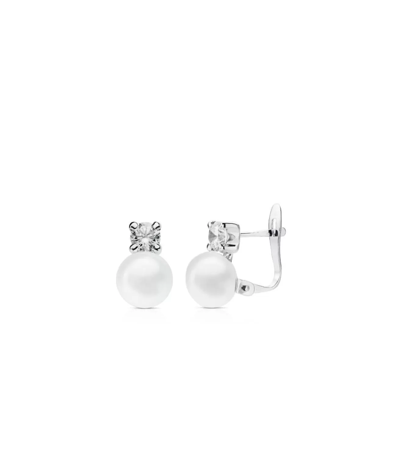 Pendientes Oro Blanco Cris 18 Ktes<Alda Joyeros Best Sale
