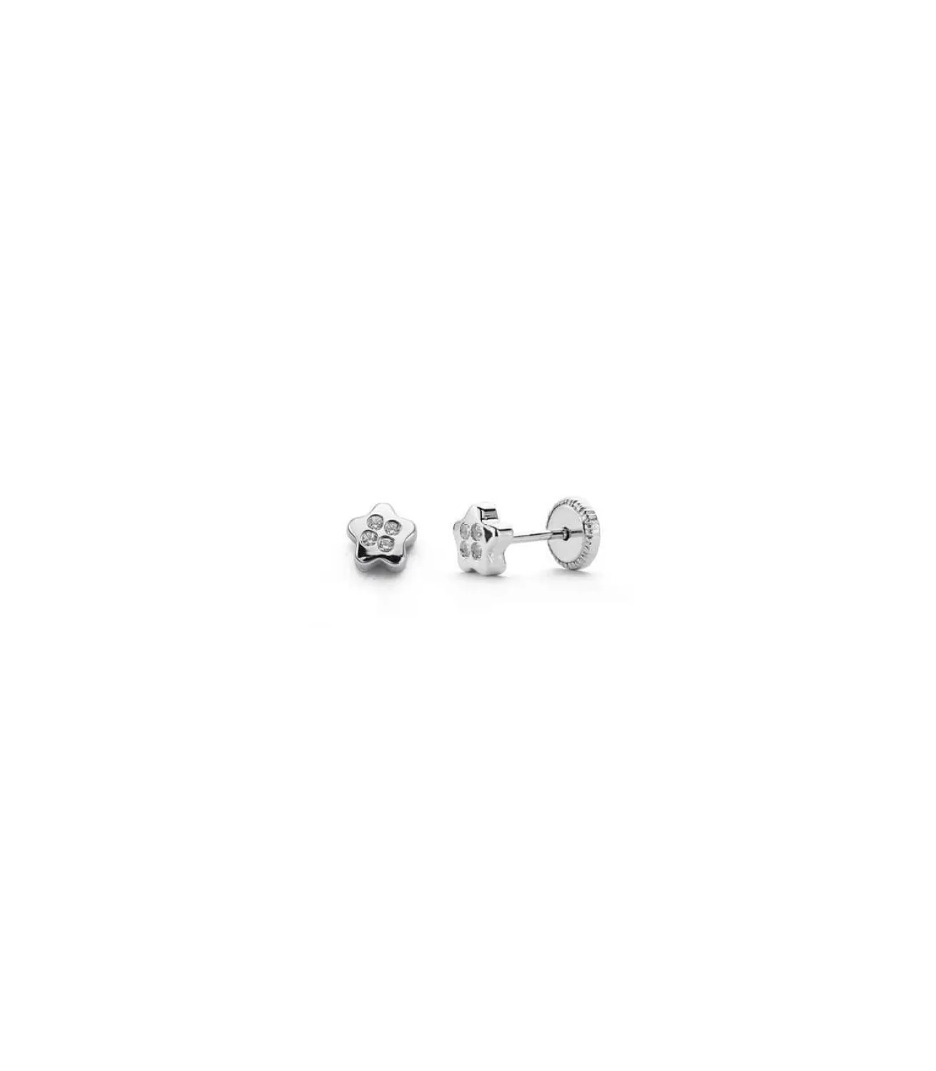 Pendientes Oro Blanco Galdina 18 Ktes<Alda Joyeros Hot
