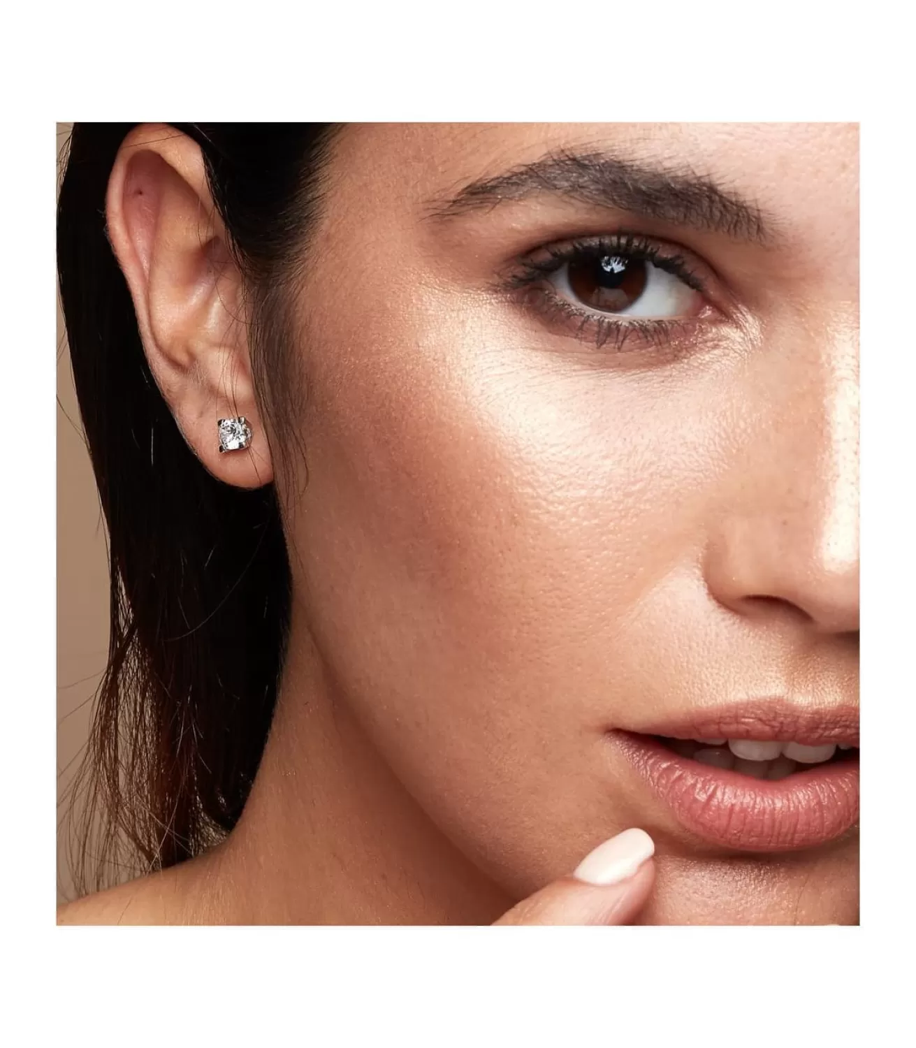 Pendientes Oro Blanco Georgina 18K<Alda Joyeros Hot