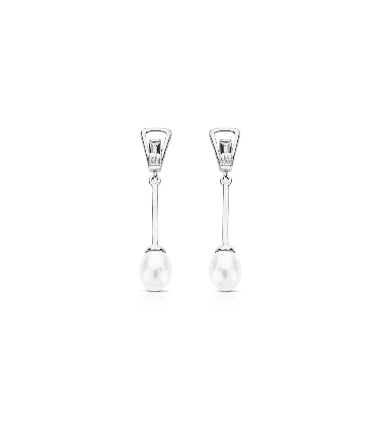 Pendientes Oro Blanco Kaile 18 Ktes<Alda Joyeros Outlet