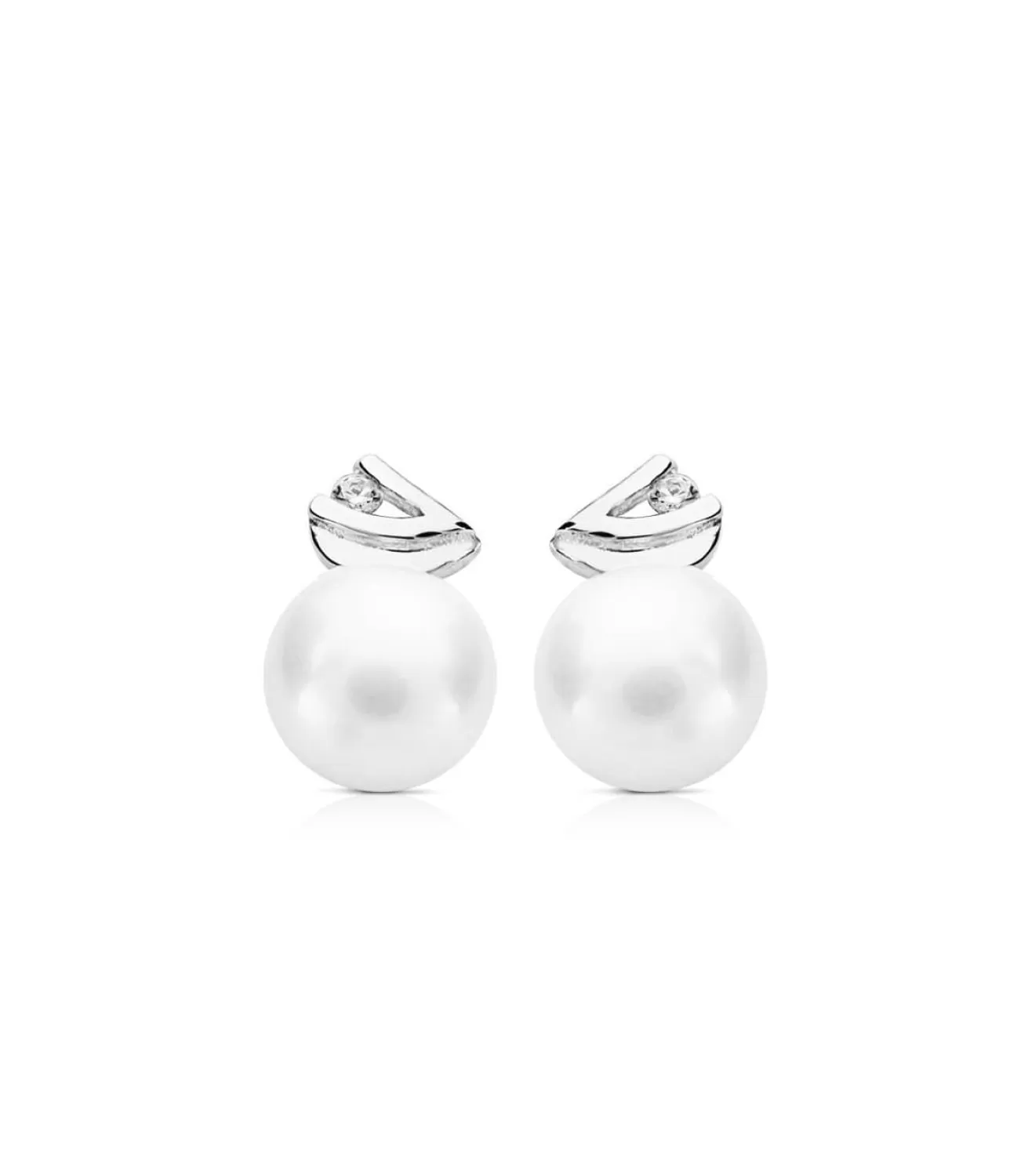 Pendientes Oro Blanco Kennocha 18 Ktes<Alda Joyeros Sale