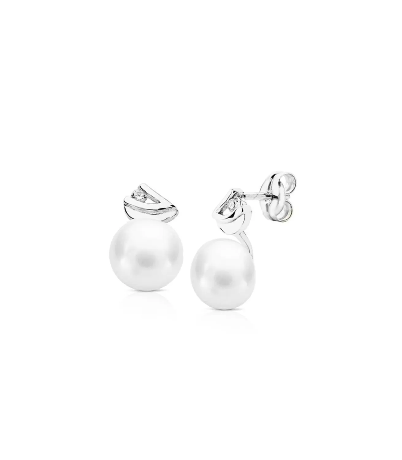 Pendientes Oro Blanco Kennocha 18 Ktes<Alda Joyeros Sale