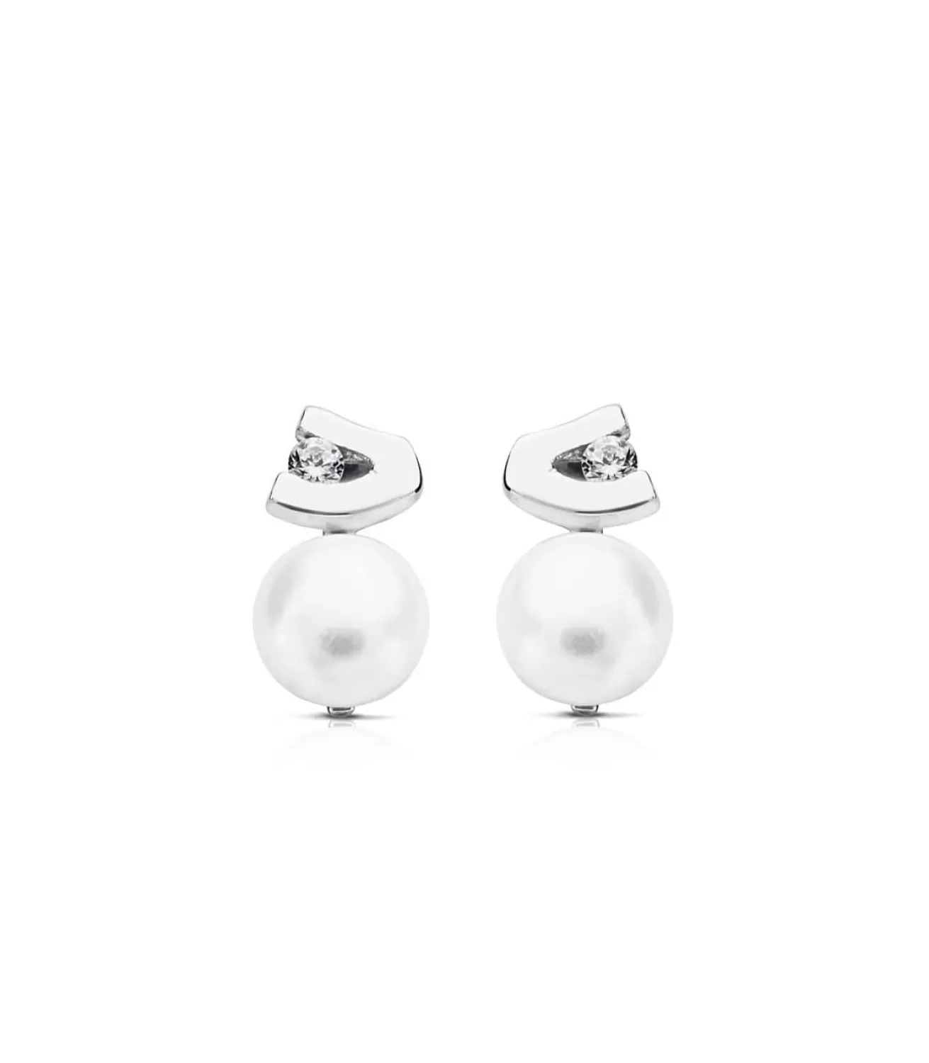 Pendientes Oro Blanco Treva 18 Ktes<Alda Joyeros Flash Sale