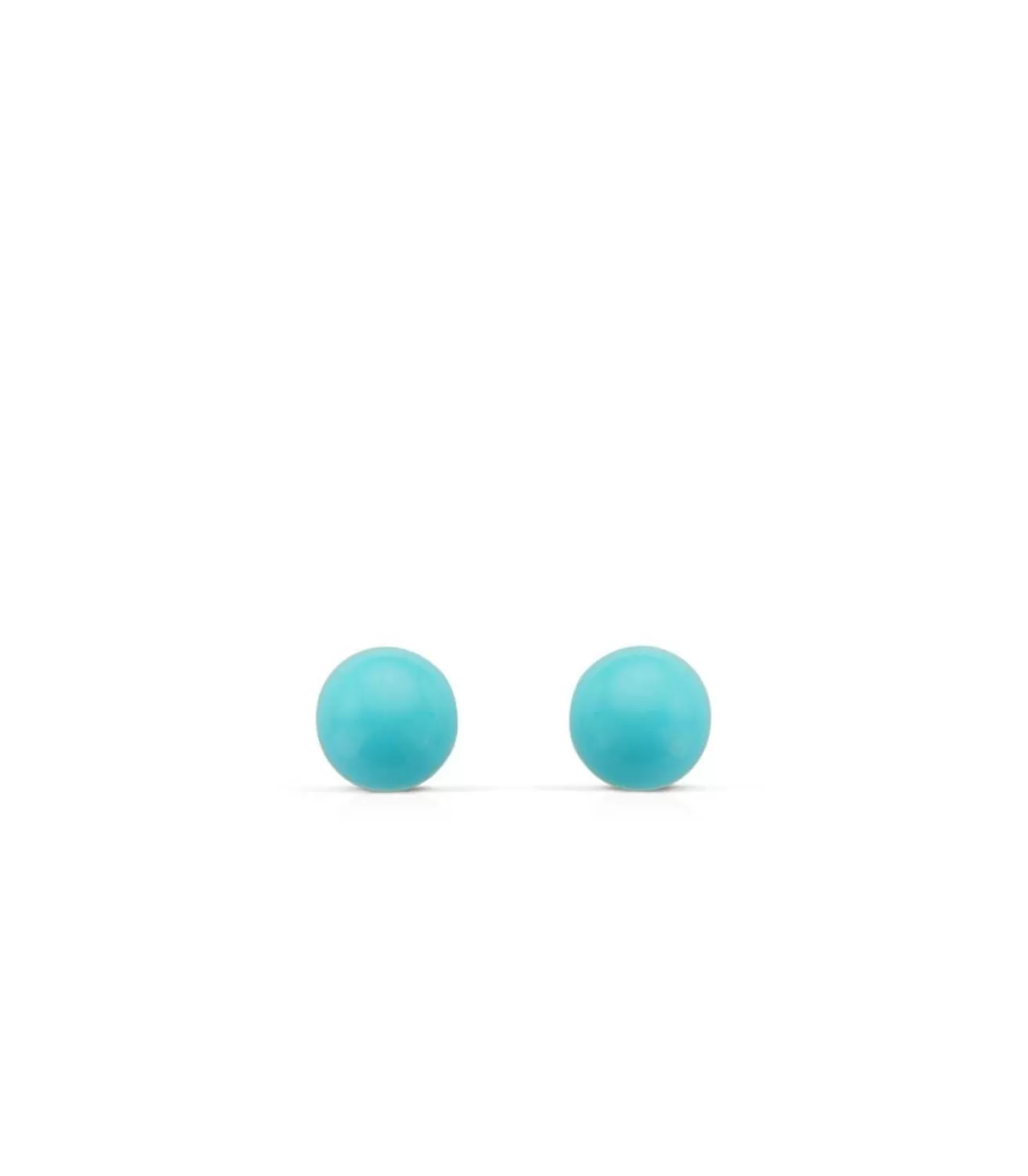 Pendientes Oro Turquesa Mariela 5 Mm 18 Ktes<Alda Joyeros Cheap