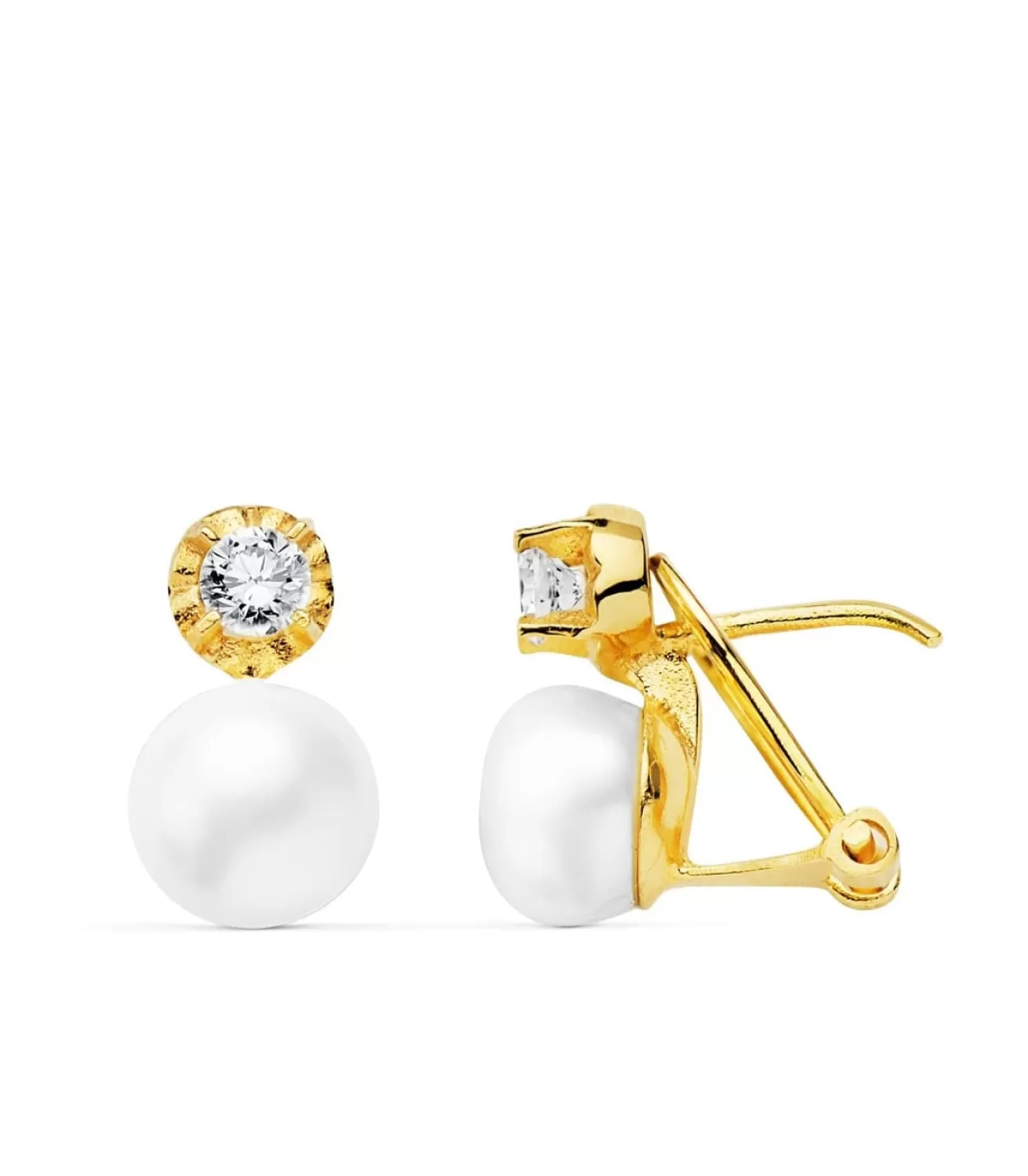 Pendientes Perlas Cultivadas Hermione 18 K 13 Mm<Alda Joyeros Best Sale