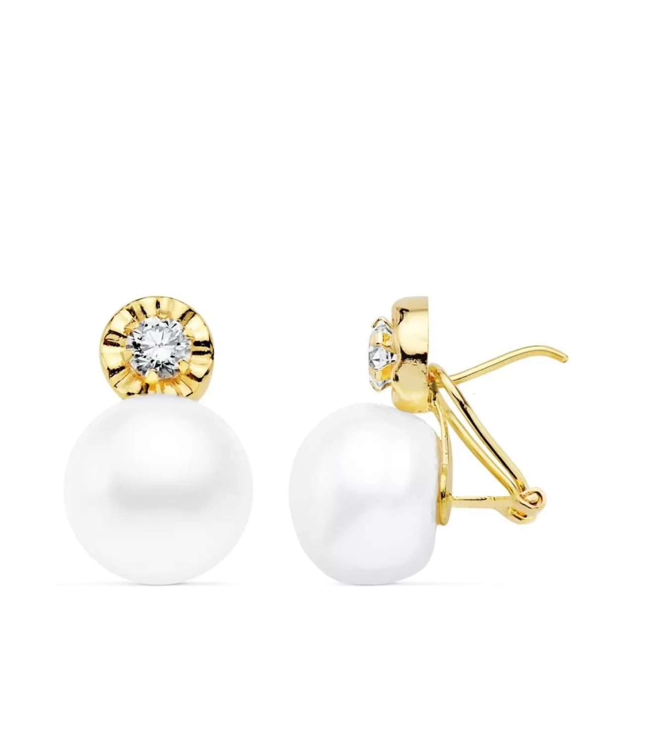 Pendientes Perlas Cultivadas Oro Amarillo 18 K 11 Mm<Alda Joyeros Outlet