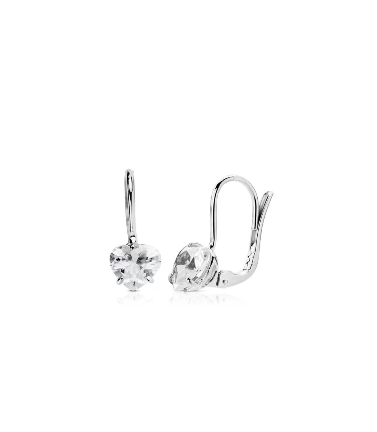 Pendientes Shayla Oro Blanco 18K<Alda Joyeros Clearance
