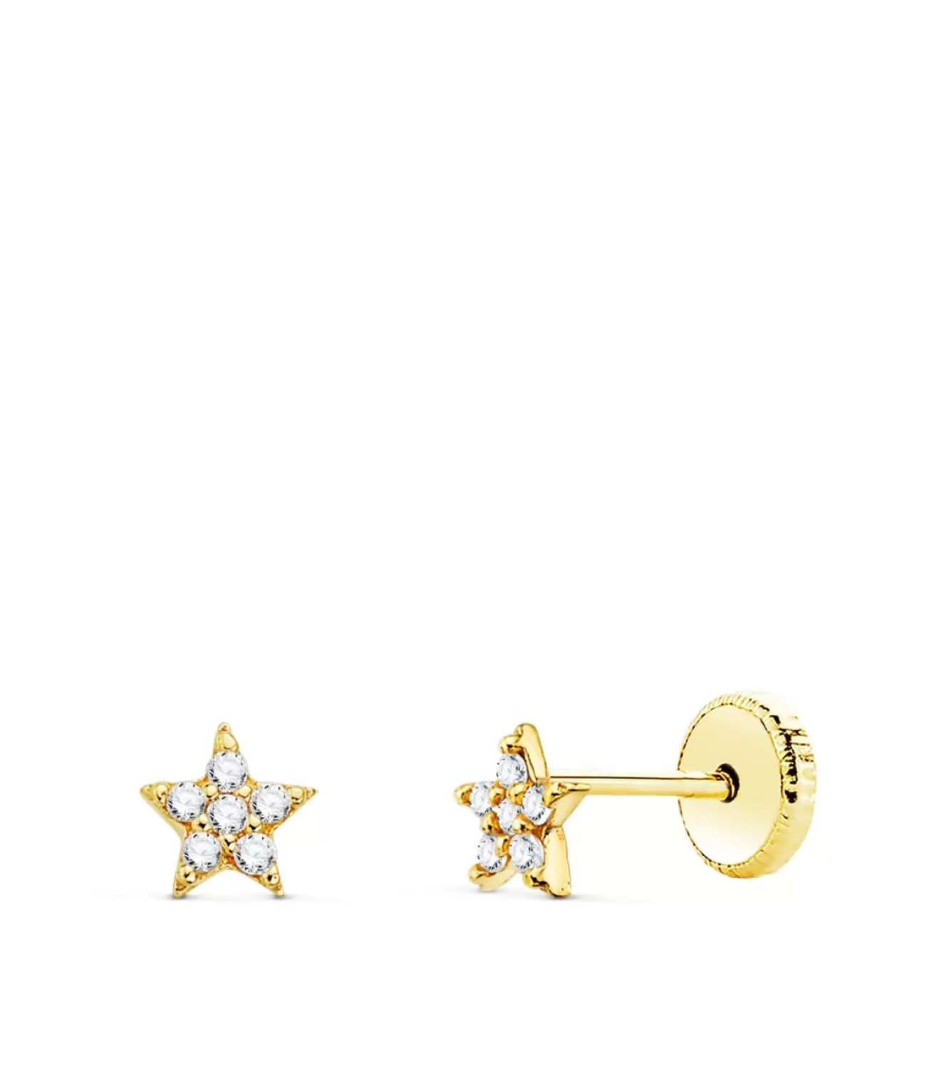Pendientes Star Diamantes 0.060 Qtes. Oa 18K<Alda Joyeros Cheap