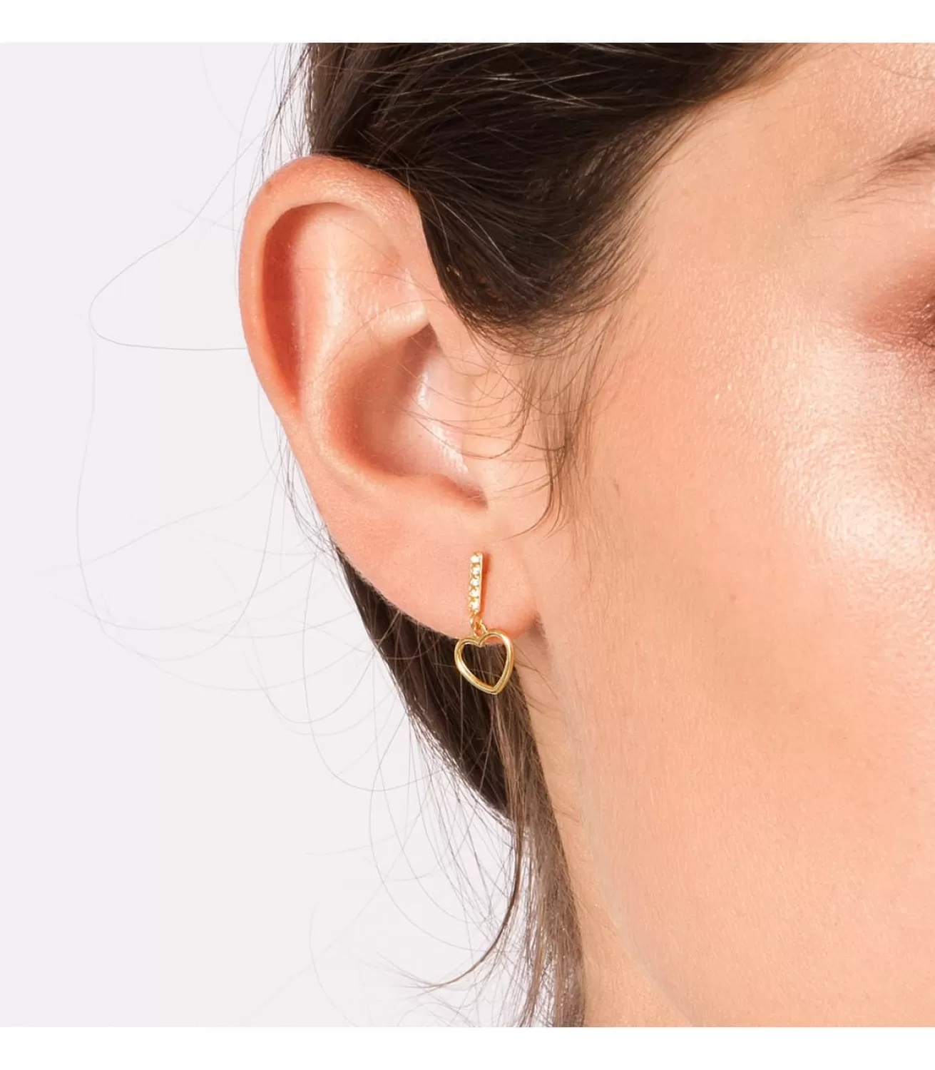 Pendientes Suli Oro Amarillo 18K Corazon<Alda Joyeros Cheap