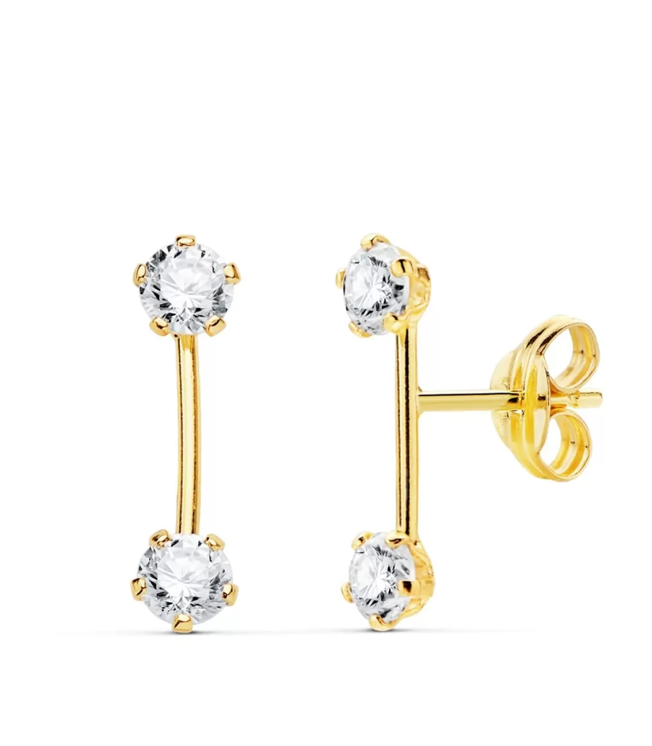 Pendientes Trepador Oro Amarillo 18K Spark & Bar<Alda Joyeros Best Sale