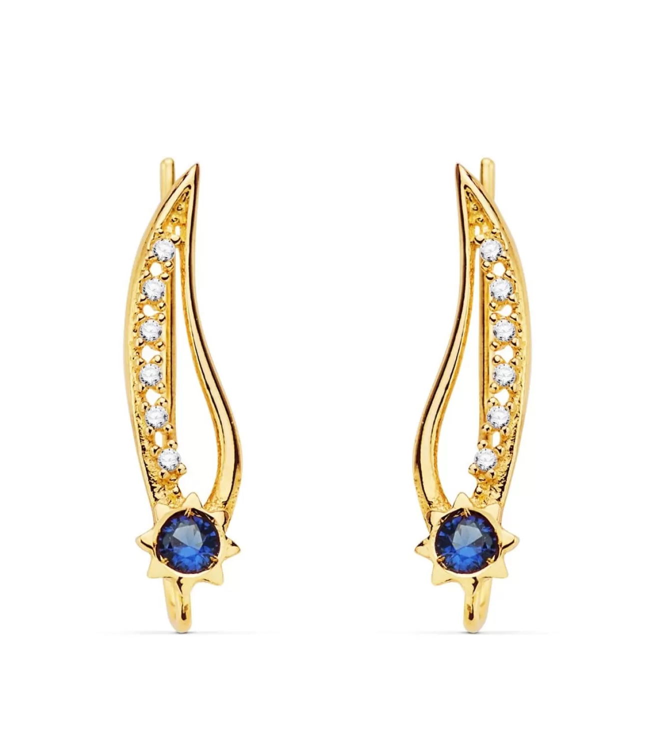 Pendientes Trepadores Halley Oro 18K<Alda Joyeros Sale