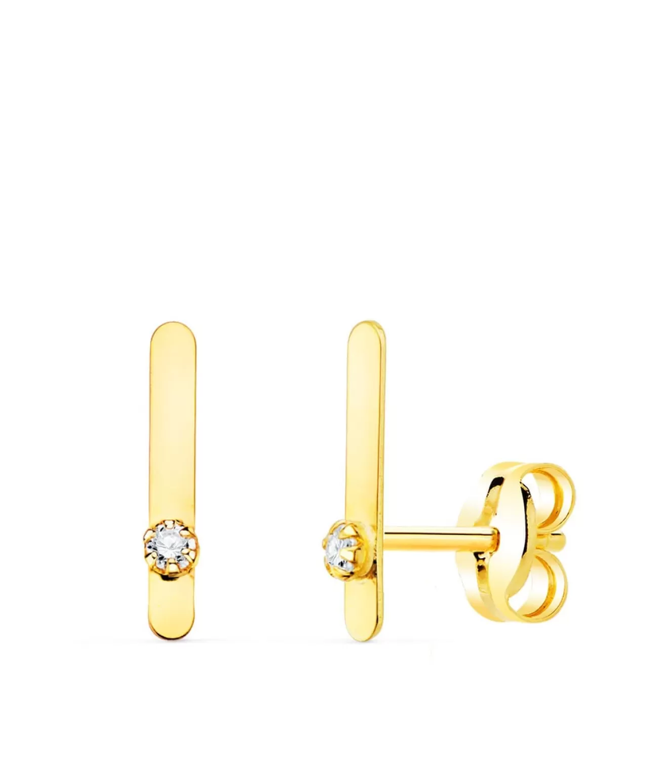 Pendientes Trepadores Petit Barra Oro 18K<Alda Joyeros Cheap