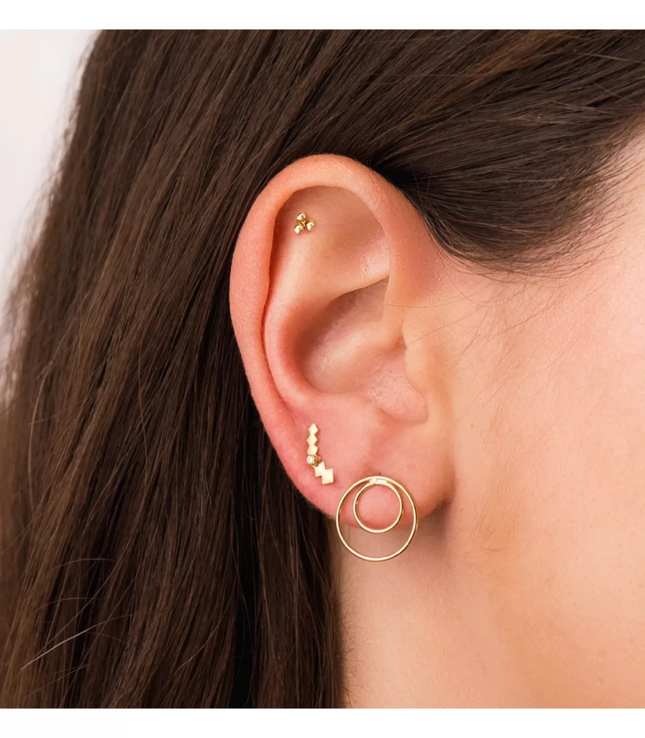 Pendientes Trepadores Petit Rombos Oro 18K<Alda Joyeros Best Sale