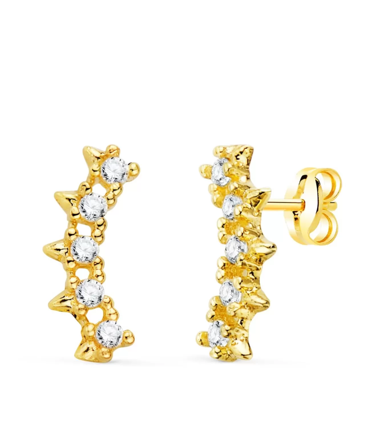 Pendientes Trepadores Polaris Oro Amarillo 18K<Alda Joyeros Cheap