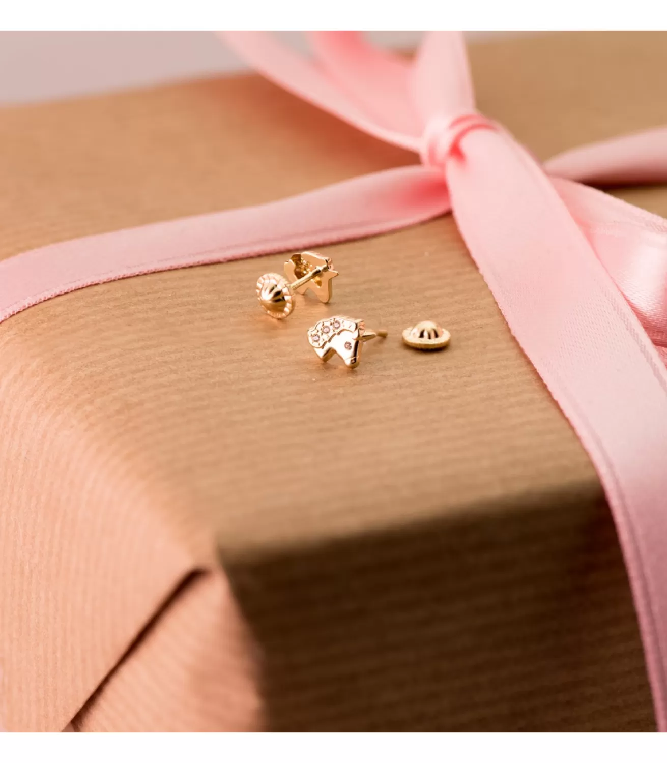 Pendientes Unicornio Oro Amarillo 18K Circonitas<Alda Joyeros Sale