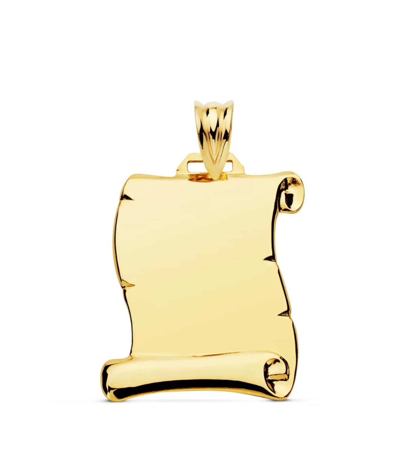 Pergamino Colgante Liso 18K 22Mm<Alda Joyeros Outlet