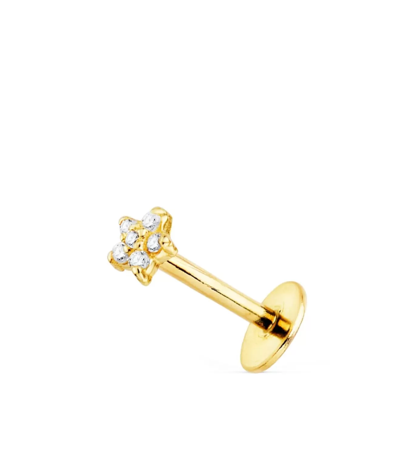 Piercing De Oreja Estrella Oro Amarillo 18K<Alda Joyeros Cheap