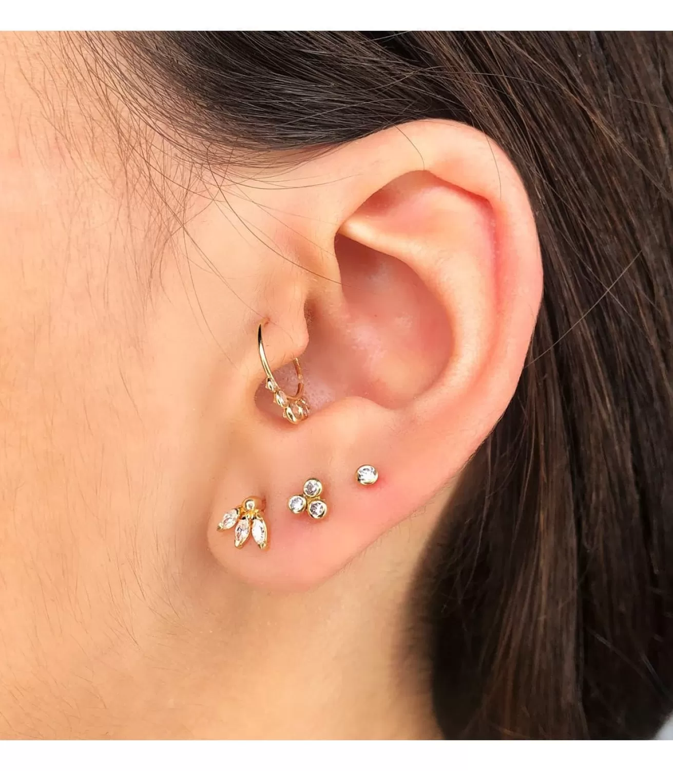 Piercing Mini Triangulo Oro Amarillo 18K<Alda Joyeros Sale
