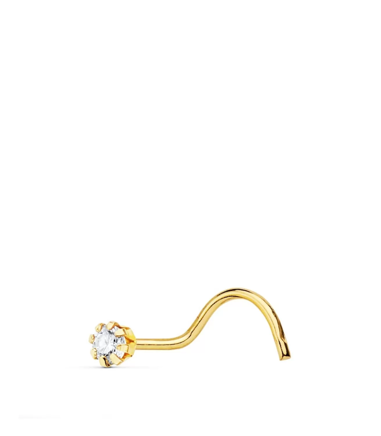 Piercing Nariz Mujer Circonita Oro 18K<Alda Joyeros Outlet