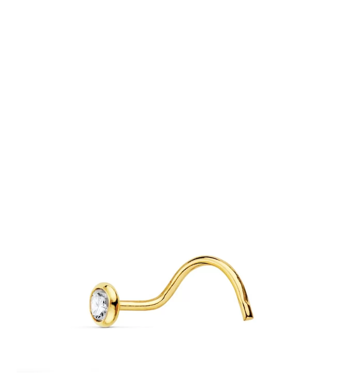 Piercing Nariz Mujer Oro 18K Chaton<Alda Joyeros Outlet