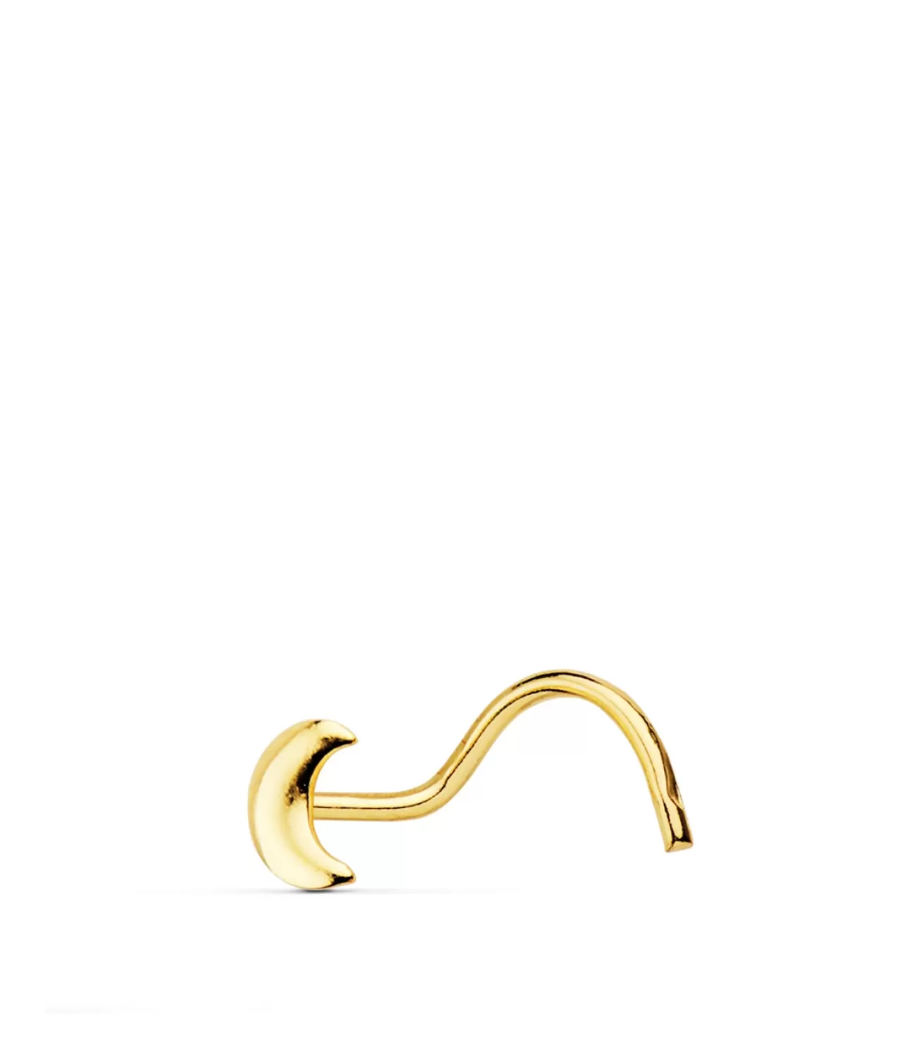 Piercing Nariz Mujer Oro 18K Luna<Alda Joyeros Sale