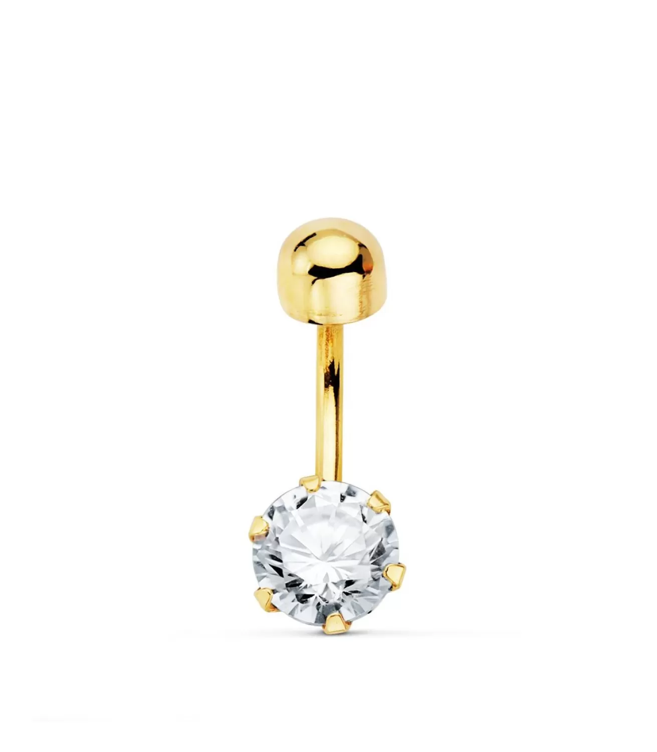 Piercing Ombligo Oro 18K Bola Y Piedra<Alda Joyeros Hot