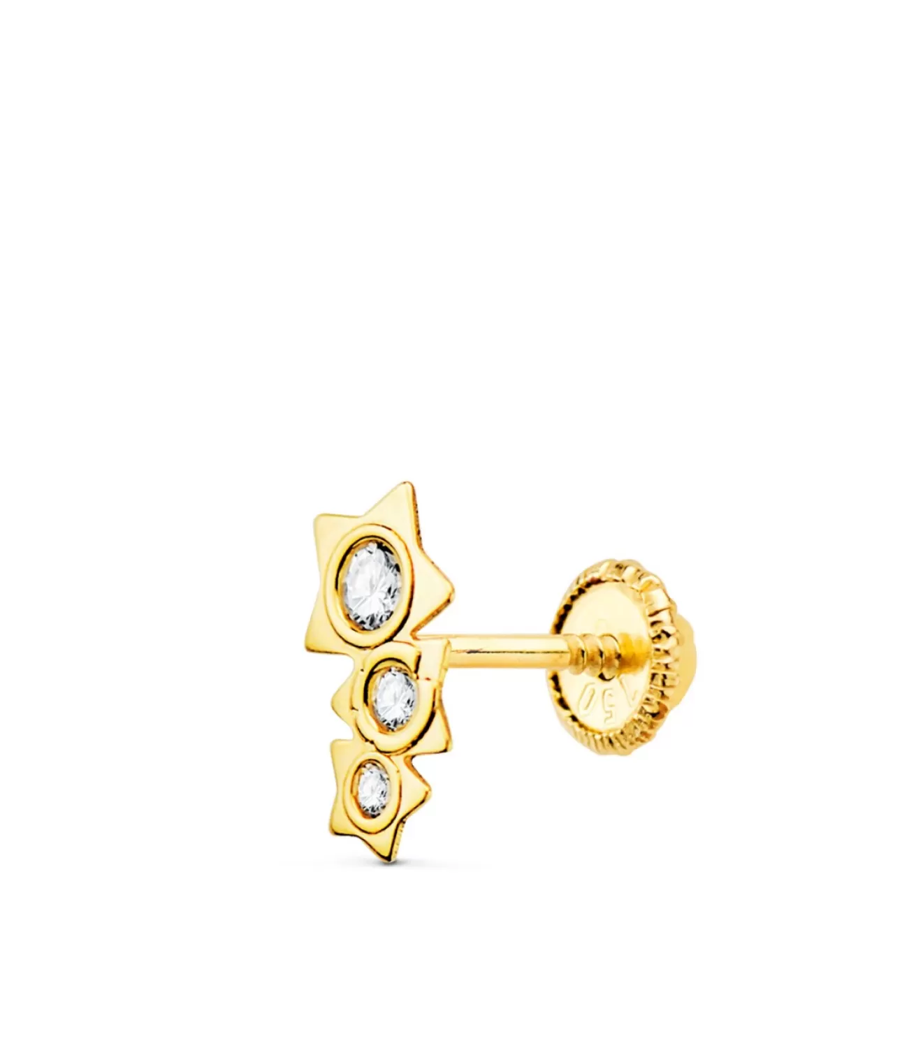Piercing Oreja Oro Amarillo 18K Estrellas<Alda Joyeros Clearance