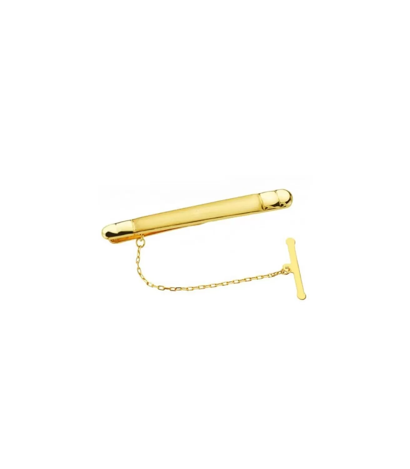 Pisacorbatas Matizado Oro Amarillo 18 Ktes<Alda Joyeros Discount