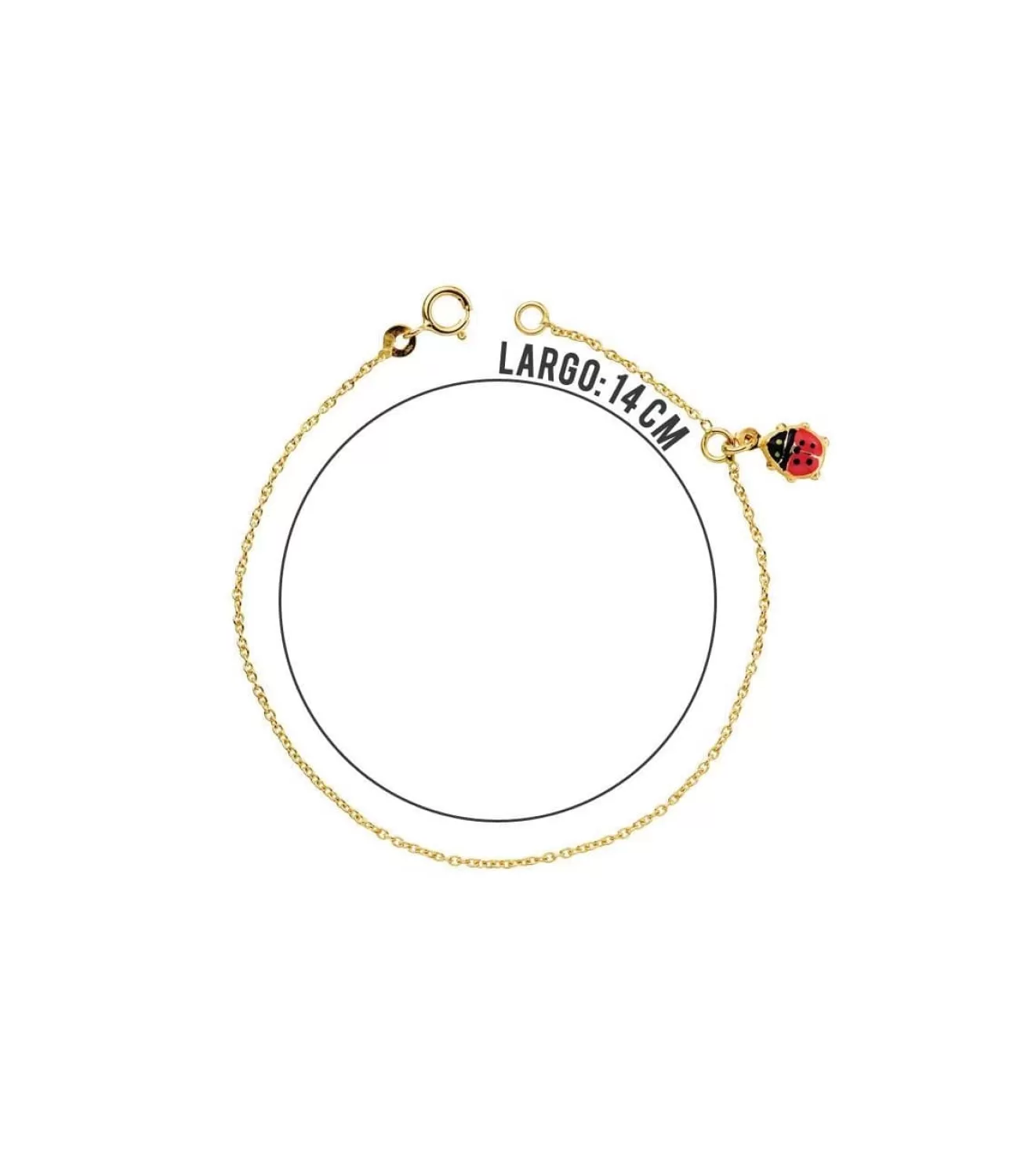 Pulsera Bebé Oro 18 Ktes Mariquita<Alda Joyeros Shop