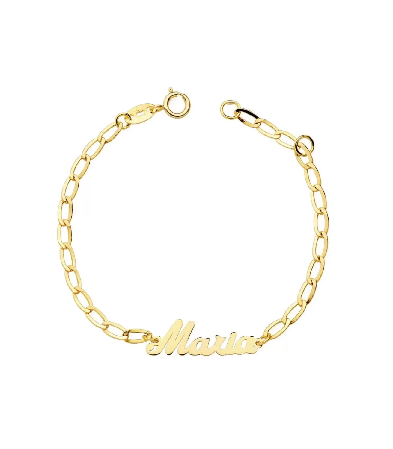 Pulsera Bebé Oro Amarillo 18K Nombre Personalizable<Alda Joyeros Flash Sale