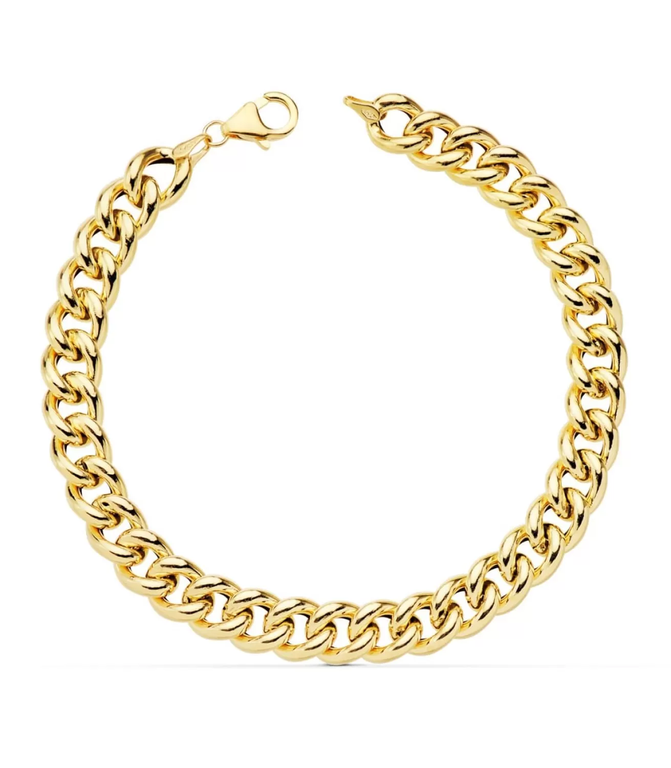 Pulsera Caballero Shelby Oro 18K Barbada 20Cm<Alda Joyeros Store