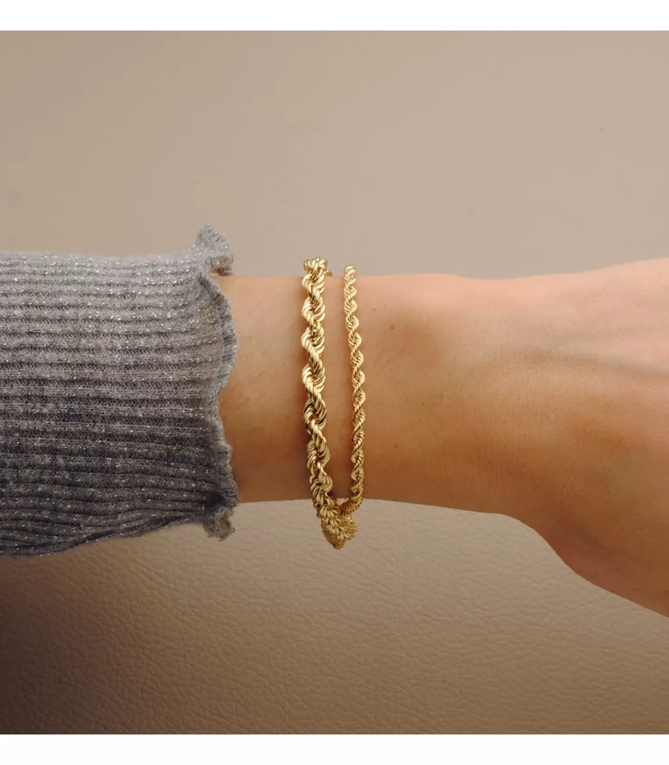 Pulsera Cadena Cordon Oro 18K 3Mm 19Cm<Alda Joyeros Cheap