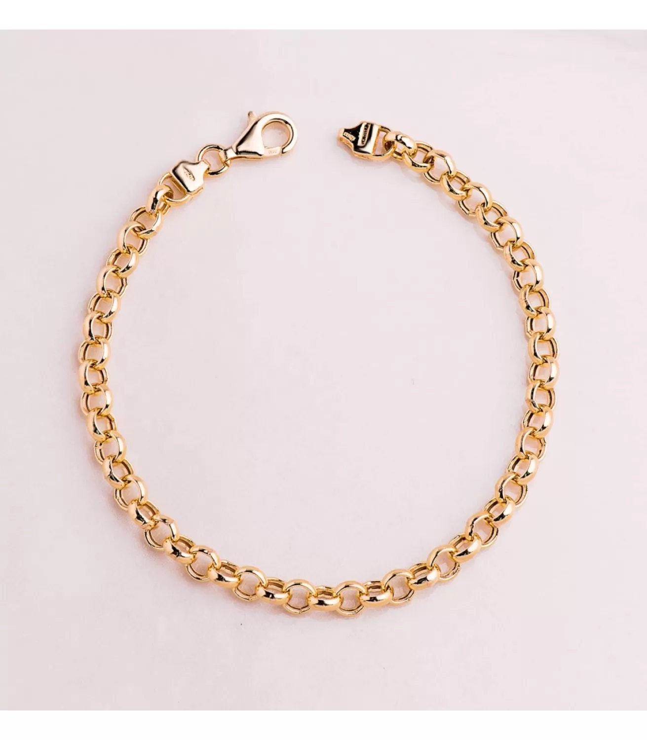 Pulsera Cadena Rolo Oro 18K 5Mm 19Cm<Alda Joyeros New