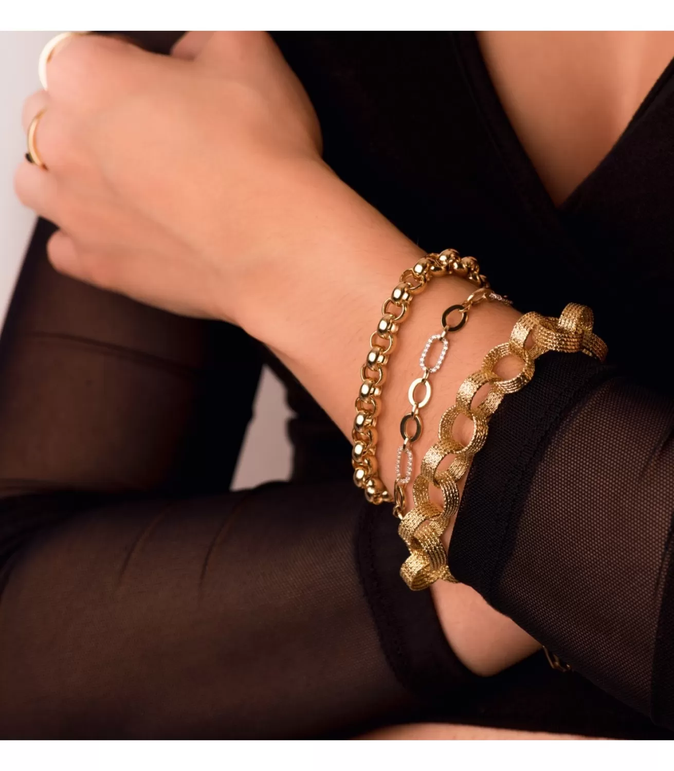 Pulsera Cadena Rolo Oro 18K 7Mm 19Cm<Alda Joyeros Best