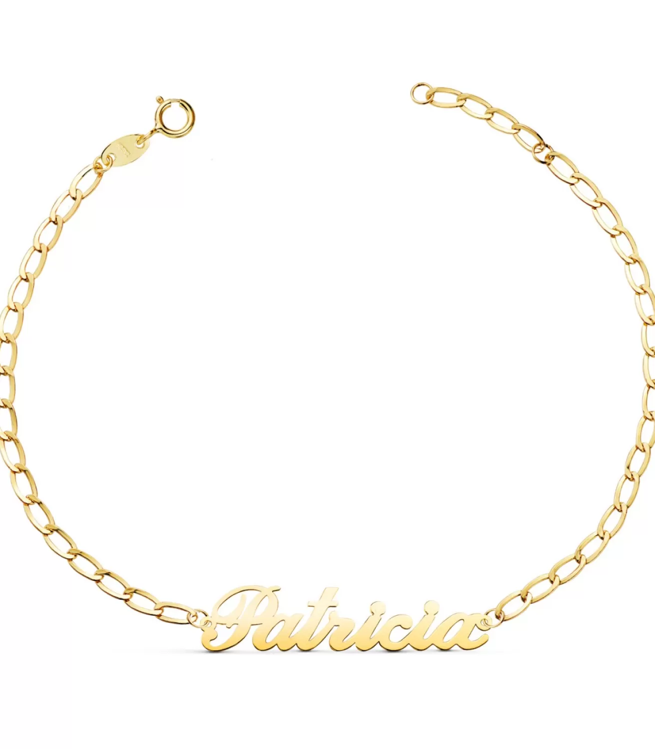 Pulsera Con Nombre 21Cm "Carrie Bradshaw" 18K<Alda Joyeros Fashion