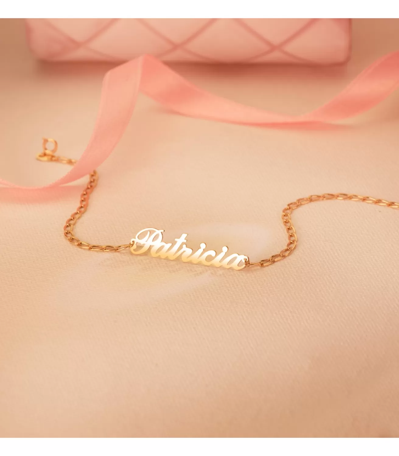 Pulsera Con Nombre 21Cm "Carrie Bradshaw" 18K<Alda Joyeros Fashion