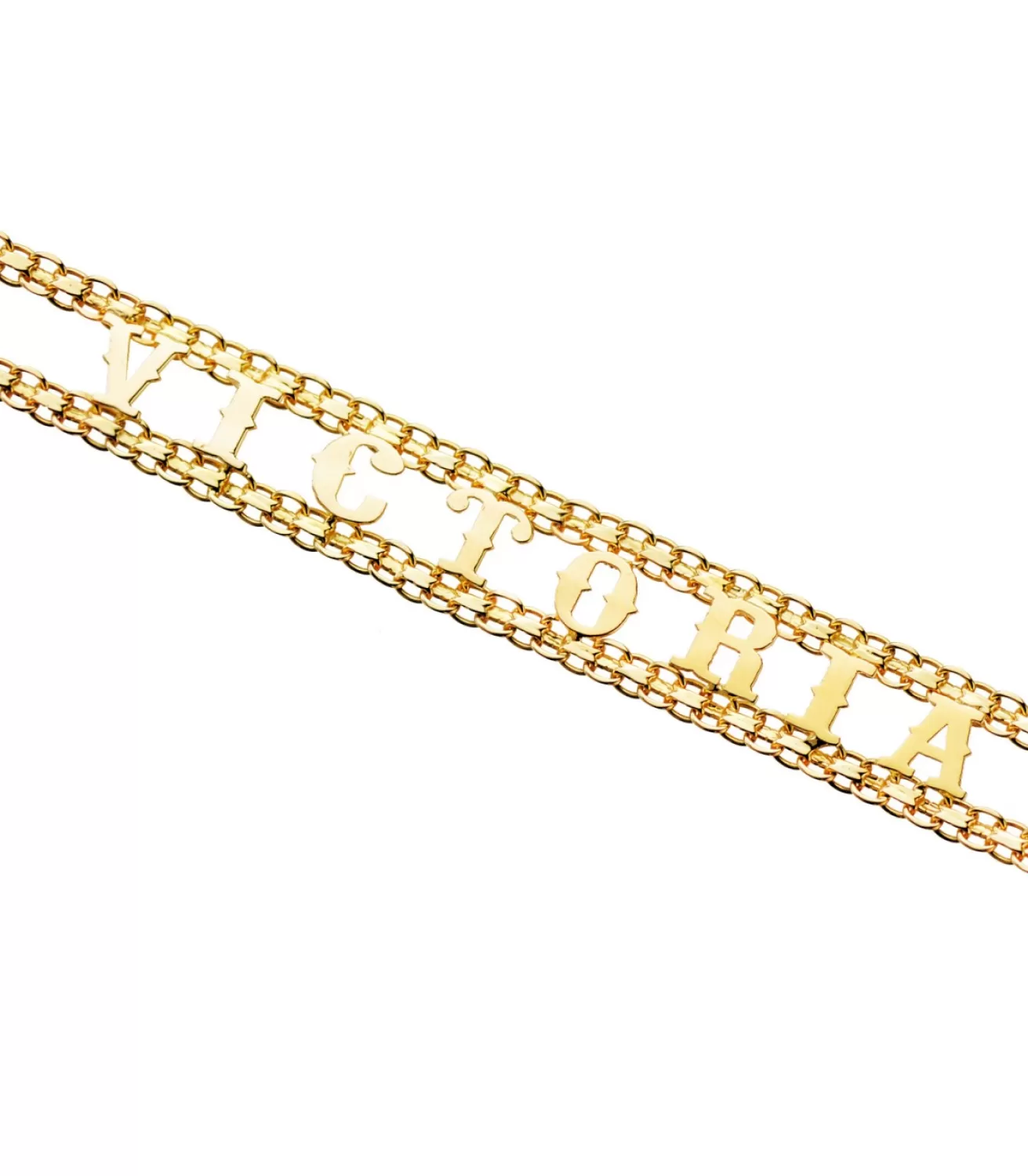 Pulsera Con Nombre Elefantes Oro 18K<Alda Joyeros Clearance