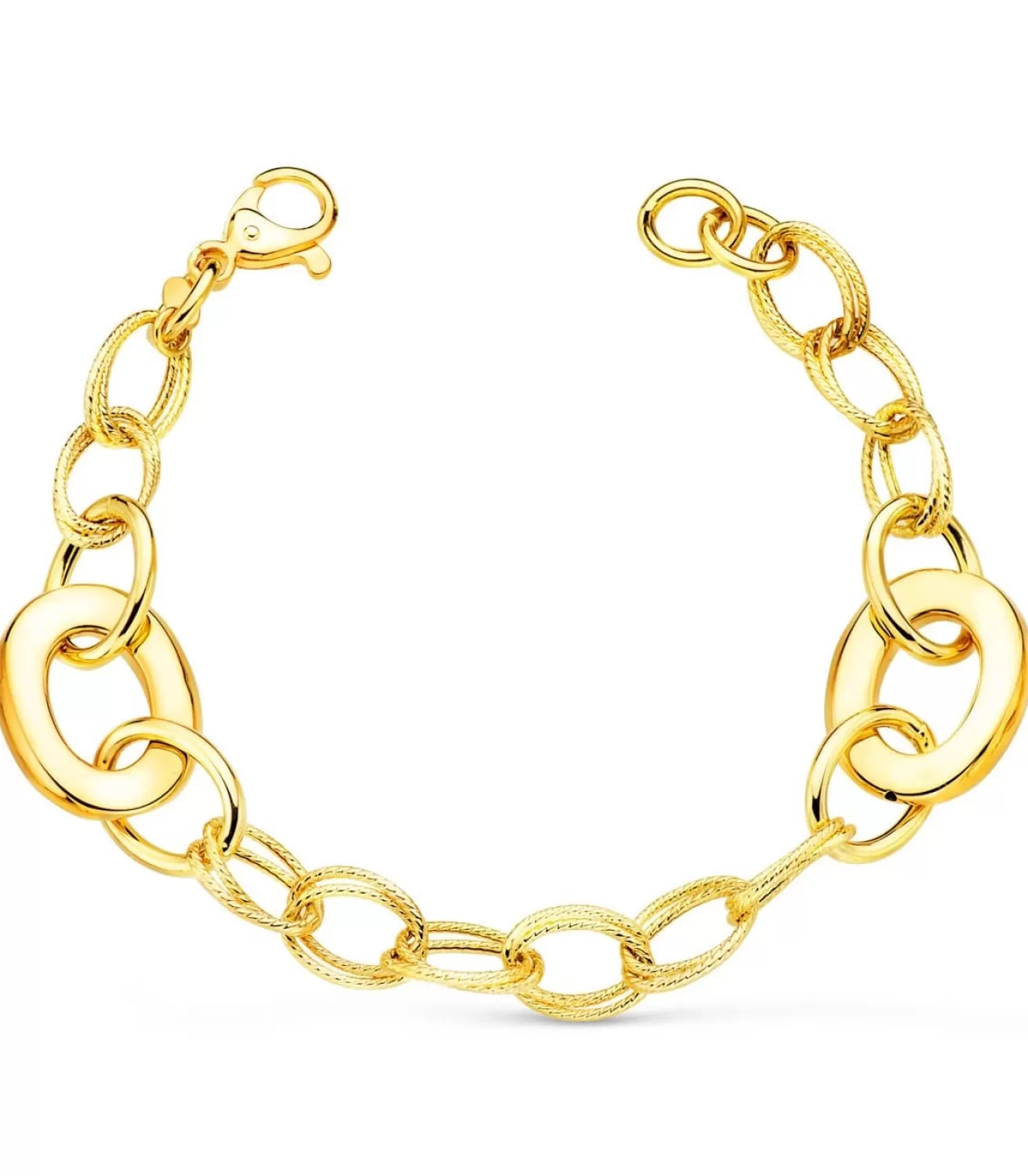 Pulsera De Oro Amarillo 18K Eslabones<Alda Joyeros Hot