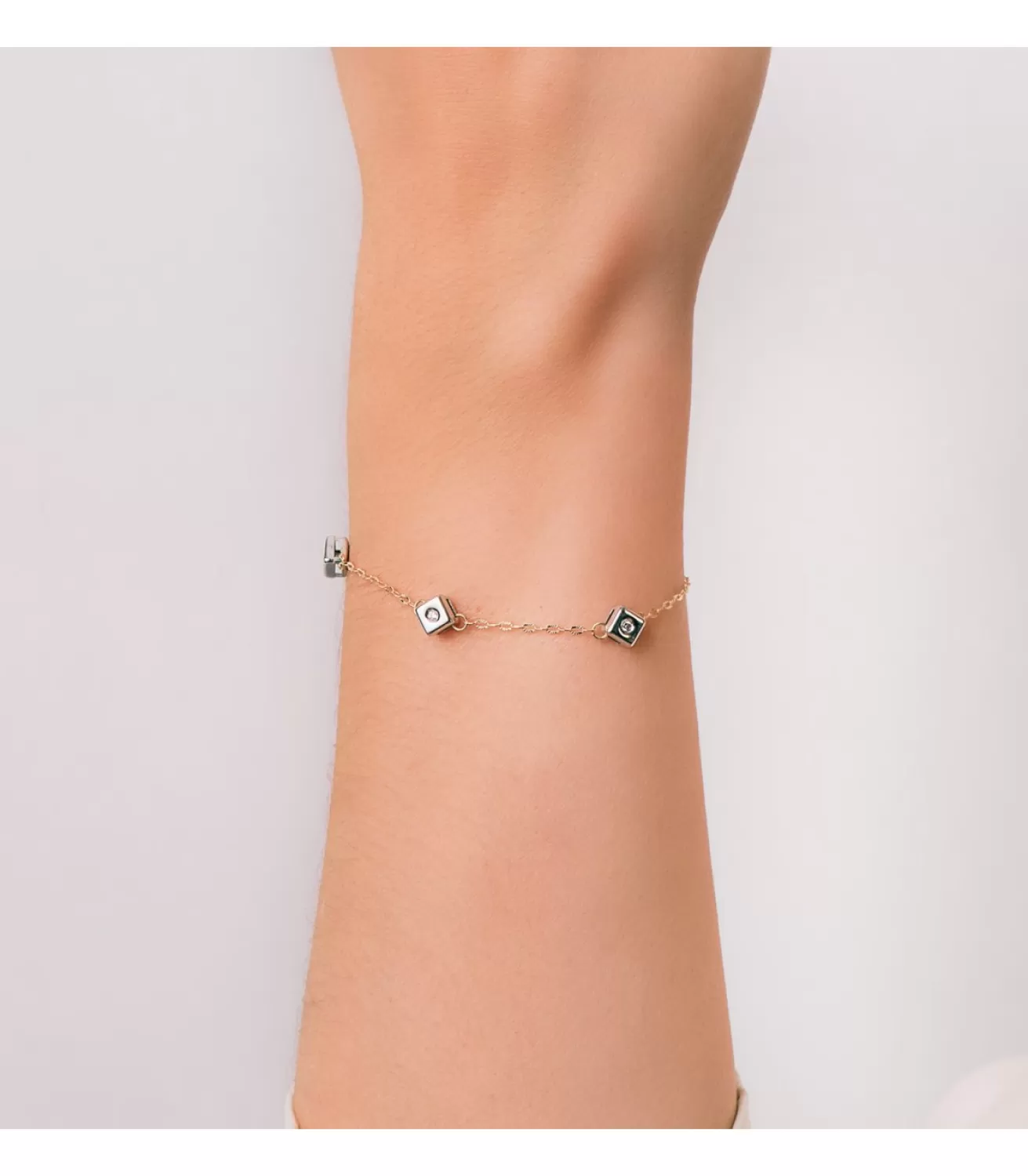 Pulsera Diamantes Cherie Oro 18K 0.045 Qtes.<Alda Joyeros Best Sale