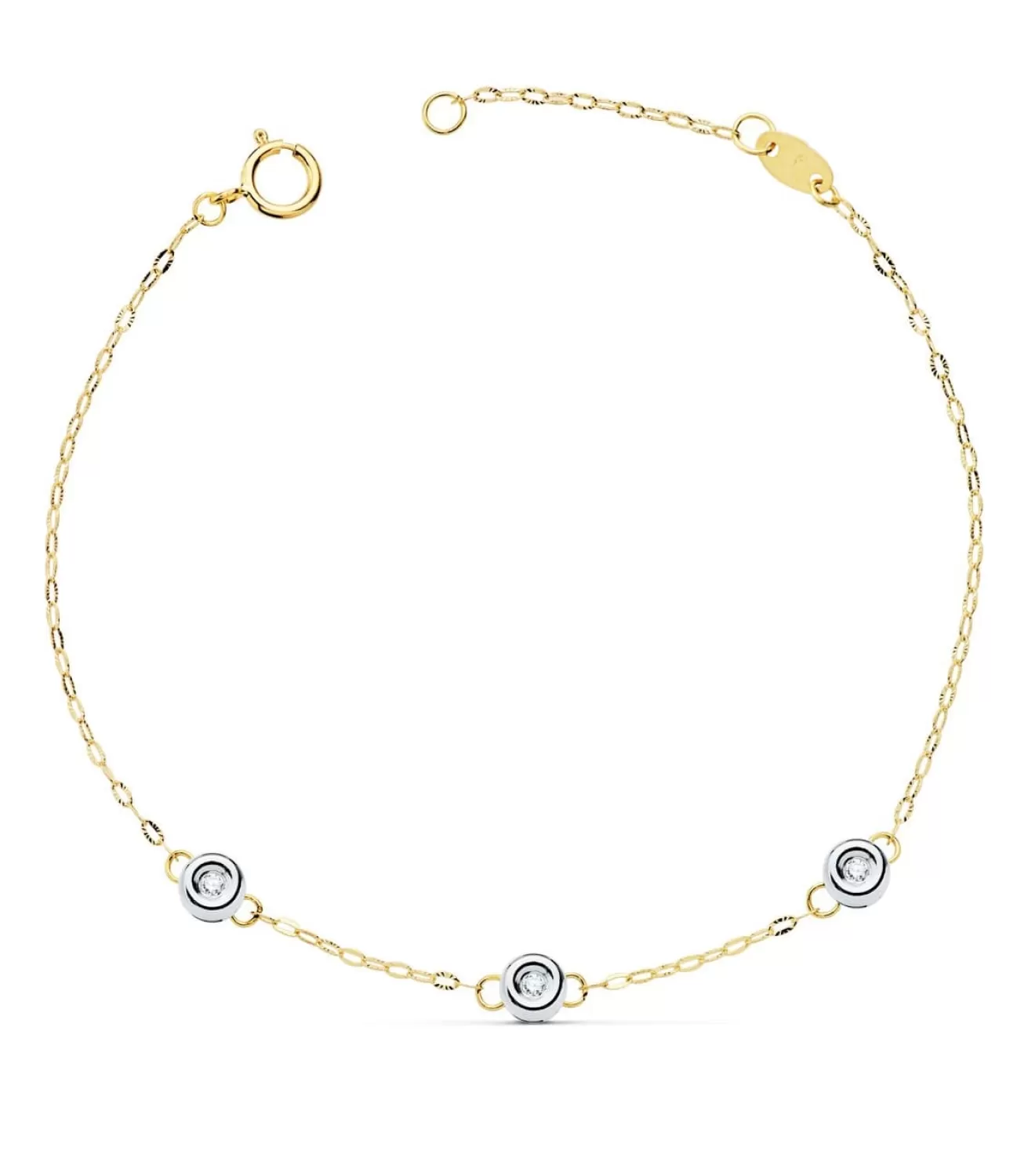 Pulsera Diamantes Delicia Oro 18K 0.045 Qtes.<Alda Joyeros Flash Sale